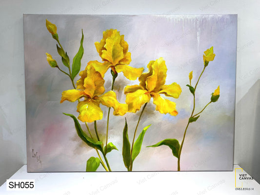 Tranh Sơn Dầu Hoa Vàng - SH055