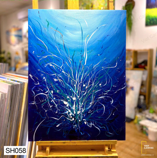 Tranh Sơn Dầu San Hô Biển - SH058
