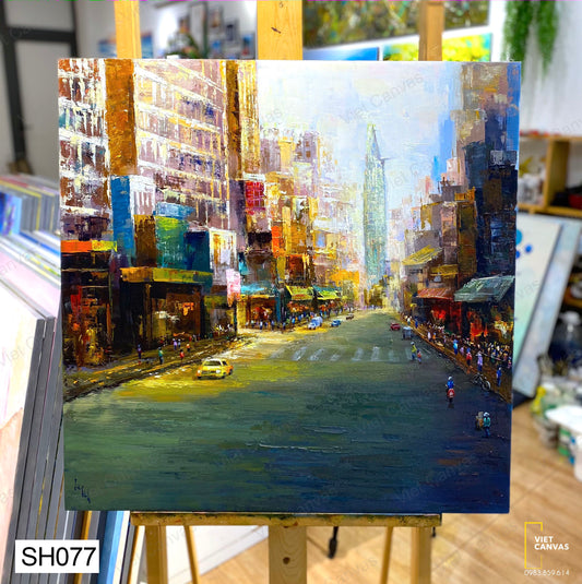 Tranh Sơn Dầu Góc Nhỏ Sài Gòn - SH077