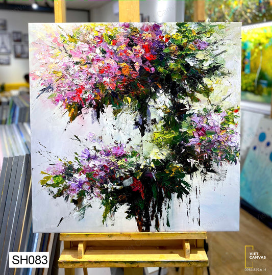 Tranh Sơn Dầu Sắc Hoa - SH083