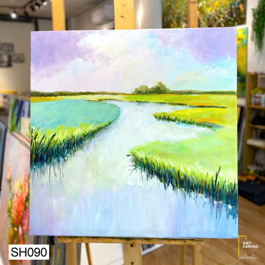 Tranh Sơn Dầu Đồng Quê - SH090
