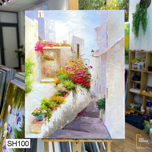 Tranh Sơn Dầu Bậc Thang - SH100