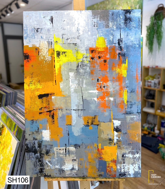 Tranh Sơn Dầu Trừu Tượng - SH106