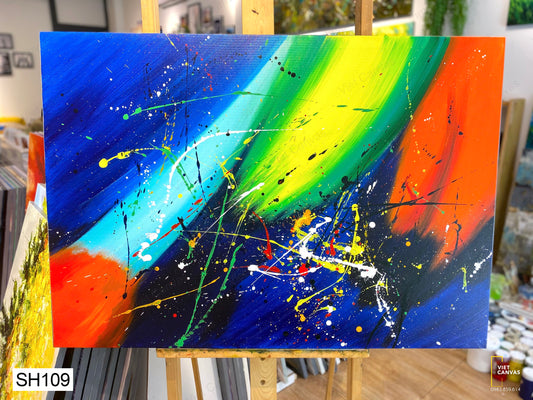 Tranh Sơn Dầu Trừu Tượng - SH109