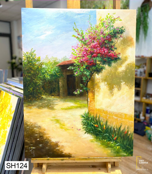 Tranh Sơn Dầu Lối Vào - SH124