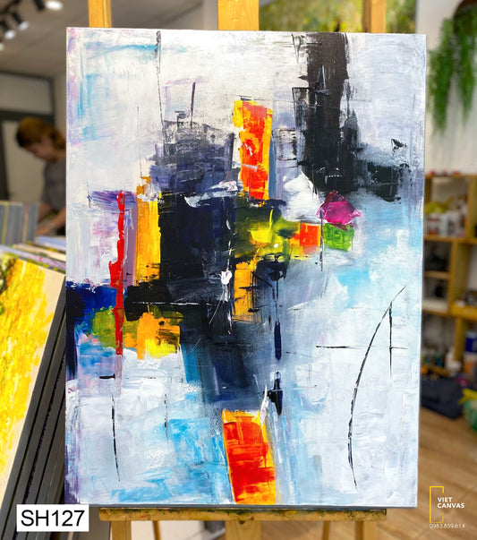 Tranh Sơn Dầu Trừu Tượng - SH127