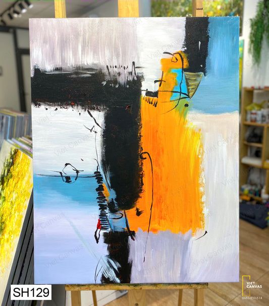 Tranh Sơn Dầu Trừu Tượng - SH129