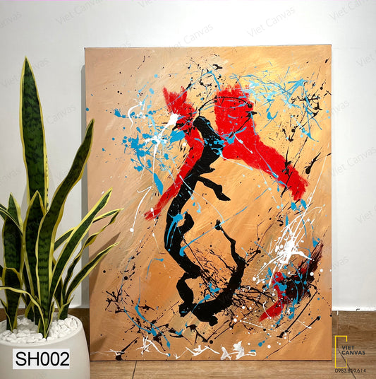 Tranh Sơn Dầu Trừu Tượng - SH002