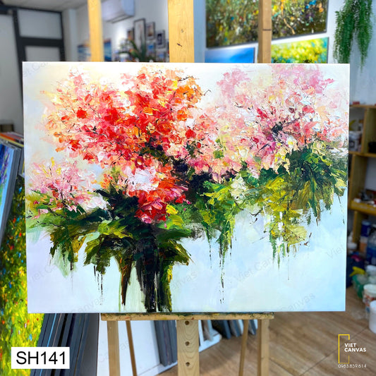 Tranh Sơn Dầu Đoá Hoa Hồng - SH141