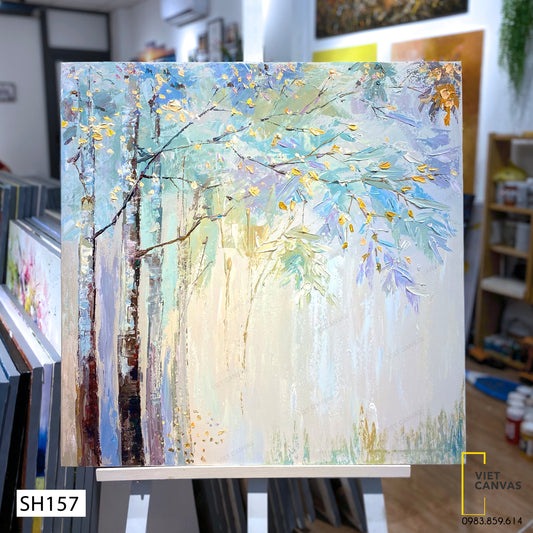 Tranh Sơn Dầu Tán Cây - SH157