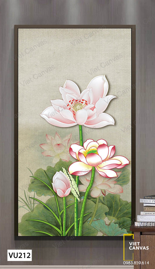 Tranh Hoa Sen - VU212
