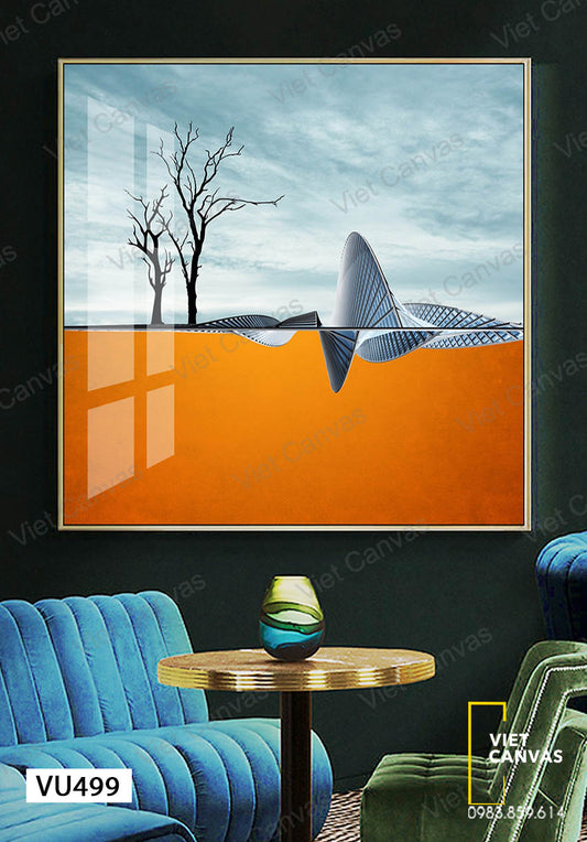 Tranh Cây Và Bầu Trời - VU499