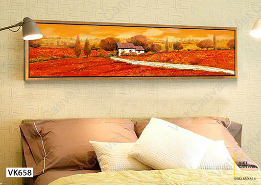 Tranh Trại Mùa Thu Đẹp Và Yên Bình - VK658