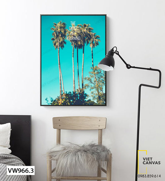 Tranh Hàng Dừa Trong Nắng - VW966.3
