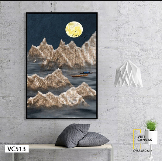 Tranh Núi Non Về Đêm - VC513
