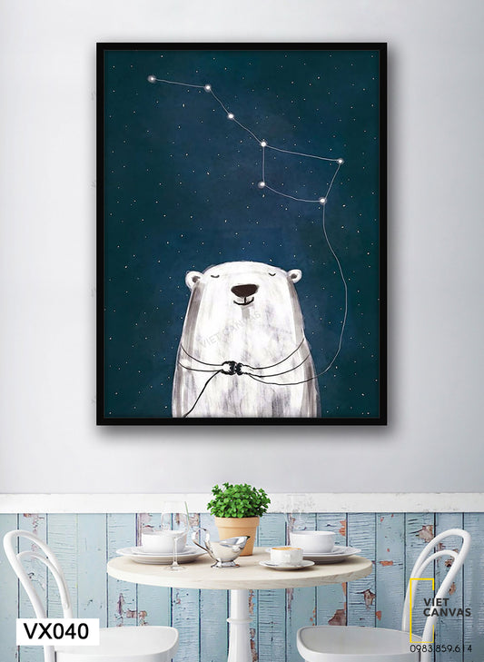 Tranh Chú Gấu Trắng - VX040