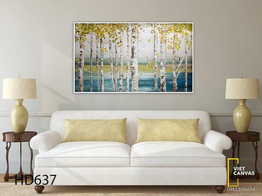 Tranh Rừng Cây Vàng - HD637