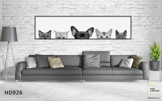 Tranh Những Chú Mèo Đáng Yêu - HD926