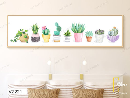Tranh Chậu Cây Xinh Xắn - VZ221