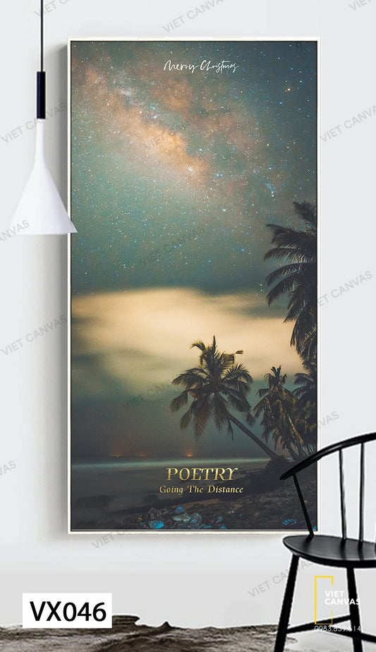 Tranh Bầu Trời Đầy Sao - VX046