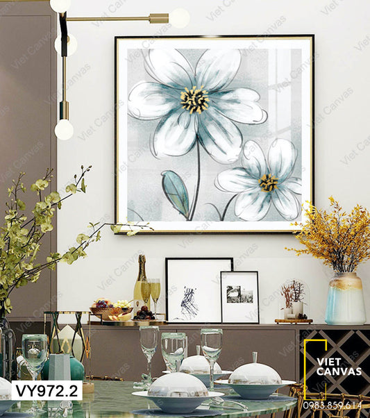 Tranh Bông Hoa Năm Cánh - VY972.2