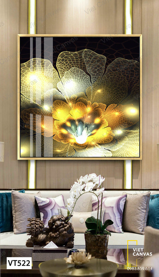 Tranh Bông Hoa Phát Sáng - VT522