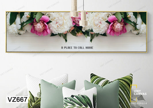 Tranh Bông Hồng Rực Rỡ - VZ667