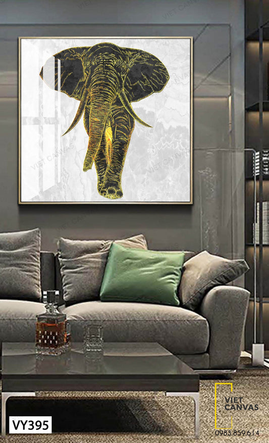 Tranh Bước Đi Của Chú Voi Con - VY395