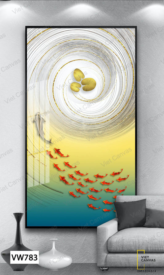 Tranh Cá Bơi Theo Đàn - VW783