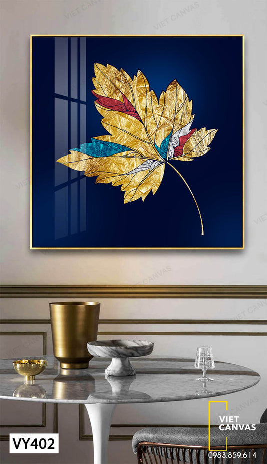 Tranh Cái Nhìn Sâu Sắc Về Lá Cây - VY402