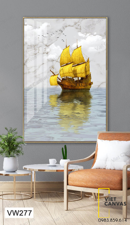Tranh Cánh Buồm Ngoài Khơi - VW277