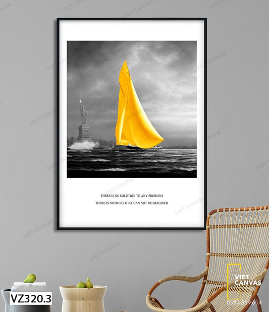 Tranh Cánh Buồm Ngoài Khơi - VZ320.3