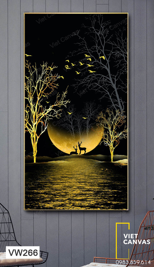 Tranh Cảnh Đêm Ảo Diệu - VW266