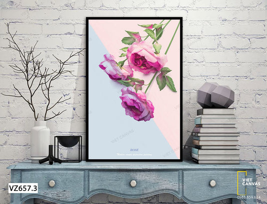 Tranh Cánh Hồng Rực Rỡ - VZ657.3