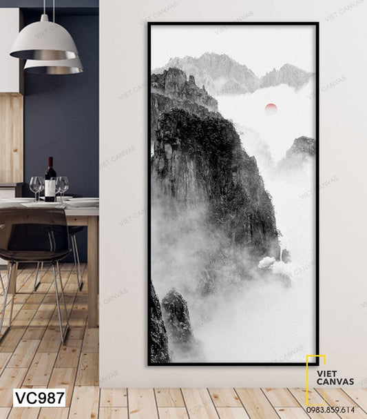 Tranh Cảnh Núi Non Hùng Vĩ - VC987