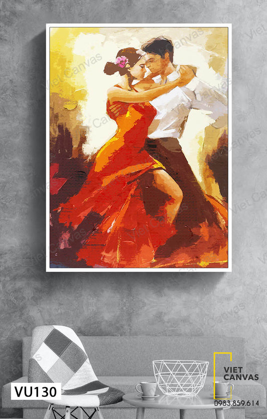Tranh Cặp Đôi Nhảy Múa - VU130