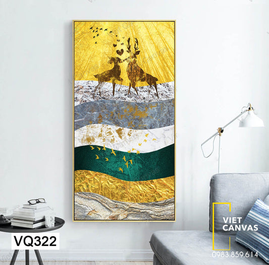 Tranh Đôi Hưu - VQ322