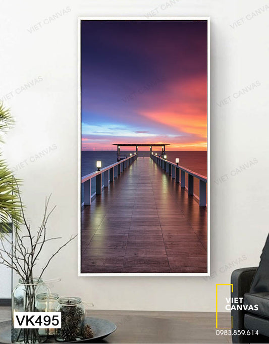 Tranh Cây Cầu Huyền Bí - VK495