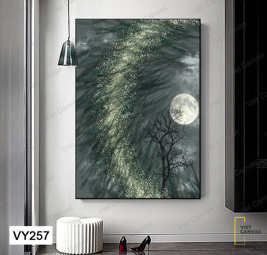 Tranh Cây Dưới Ánh Trăng - VY257