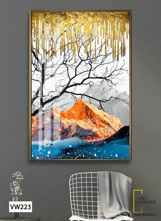 Tranh Cây Giữa Rừng Vàng - VW223