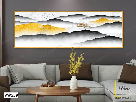 Tranh Cây Giữa Rừng Vàng - VW559