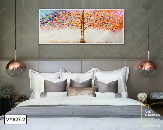 Tranh Cây Hoa Sắc Màu - VY827.2