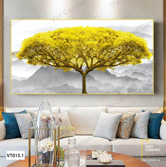 Tranh Cây Lá Vàng - VT015.1