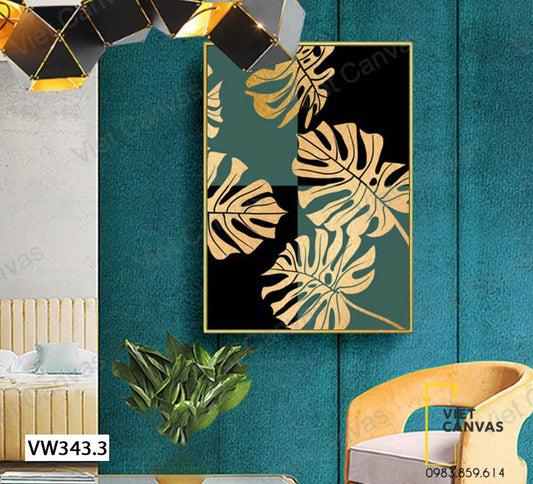 Tranh Cây Lá Vàng Xanh - VW343.3