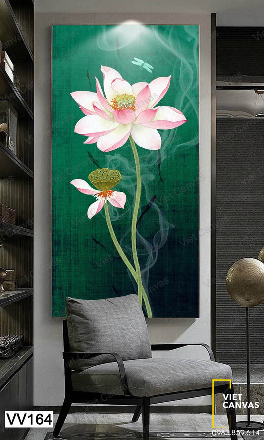 Tranh Cây Hoa Sen - VV164
