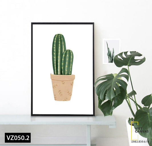 Tranh Cây Xương Rồng - VZ050.2