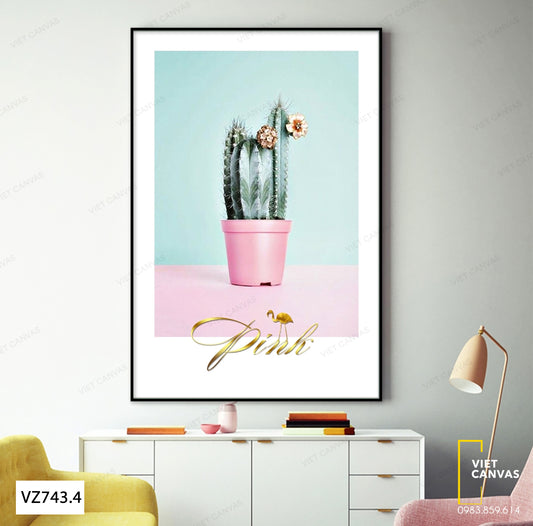 Tranh Chậu Xương Rồng - VZ743.4