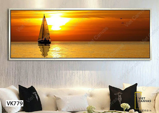 Tranh Chiếc Thuyền Buồm - VK779