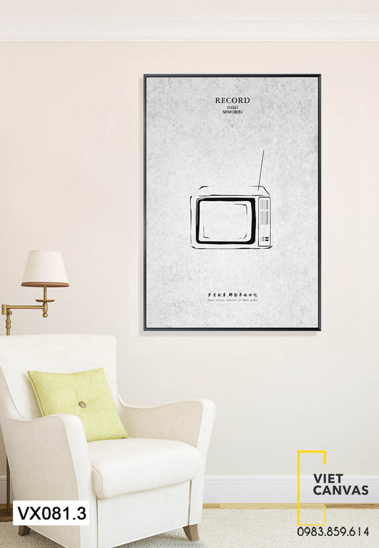 Tranh Chiếc Ti Vi Của Ký Ức - VX081.3