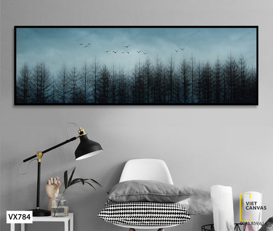 Tranh Chim Bay Giữa Khu Rừng - VX784